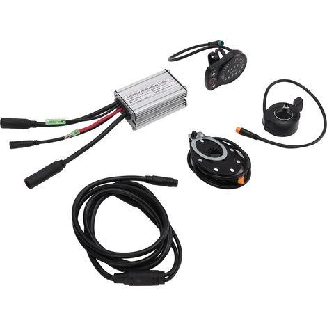 Kit conversion vélo électrique 7A DC 36V/48V, compteur avec câble 1 à 2 fils, ensemble de modification pour bicyclette (1/5)