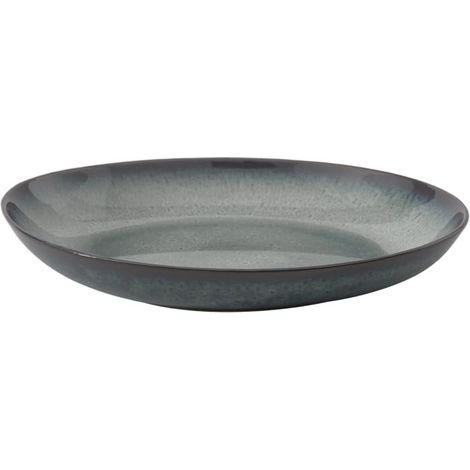 Coupe Plate Lave Gris, 28 x 27 x 4,3 cm, jolie Coupe en grès pour des Accompagnements et des Plats Plus copieux, Résistante au Lave-Vaisselle et au Micro-ondes (1/3)