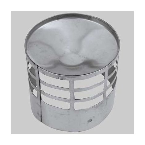 TERMINALE DI SCARICO INOX  Ø 100     MADE IN ITALY