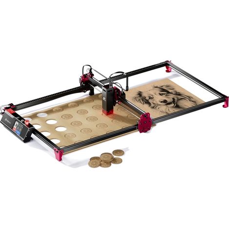Découpeuse Laser CNC, Haute Vitesse, Écran Tactile, Je, 10W (1/2)