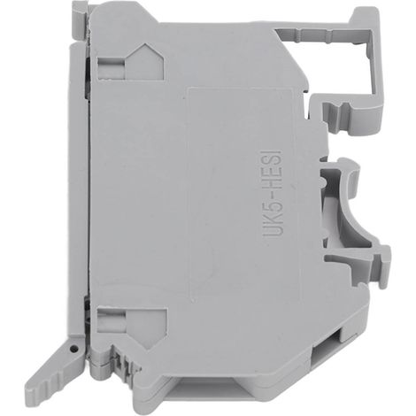 50 bornes de jonction 6.3A 800V rail DIN 4mm² ignifuges, bornes de terre pour connexion électrique (1/5)