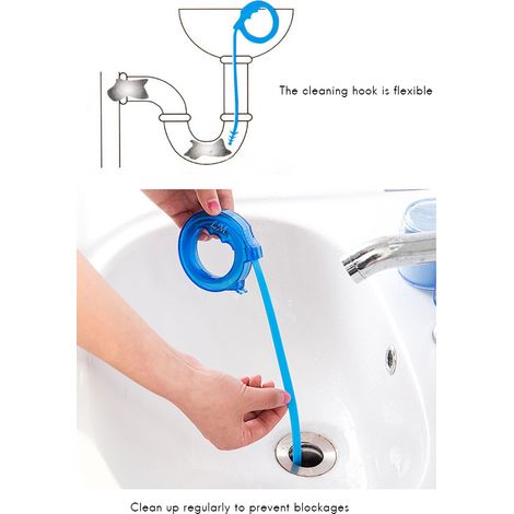 Abflussreiniger für Badezimmer, Waschbecken und Toiletten (1/5)