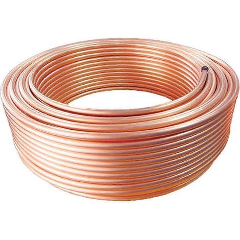 Tuyau en cuivre de 5 mètres. diamètre extérieur de 5 mm. épaisseur de paroi de 0.5 mm. flexible. compatible avec les réfrigérateurs. les climatiseurs. les projets de bricolage. etc.
