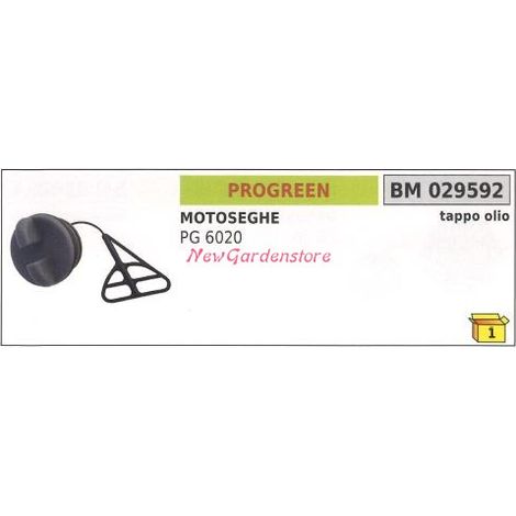 Tappo serbatoio olio motore PROGREEN motosega PG 6020 029592