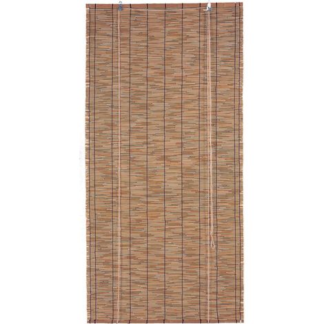 Ac-Deco – Rideau de porte en bambou naturel 90x180 cm – Baguettes décoratives – Pour séparation intérieure – Installation facile