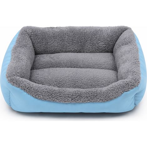 Matelas lavable en machine pour chien bleu S 43 x 32 cm (1/5)