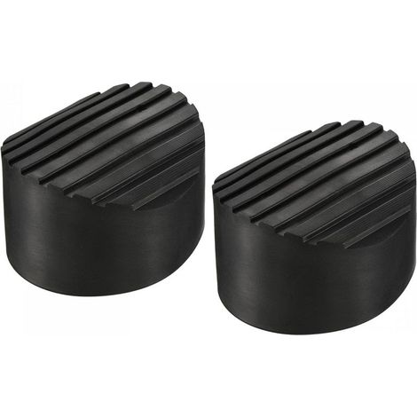 Échelle Antidérapant Pieds Tapis 85mm ID Caoutchouc Rond Télescopique Échelle Accessoires Coussin Housse Coussin pour Échelle Protection Noir 2Pcs (1/5)
