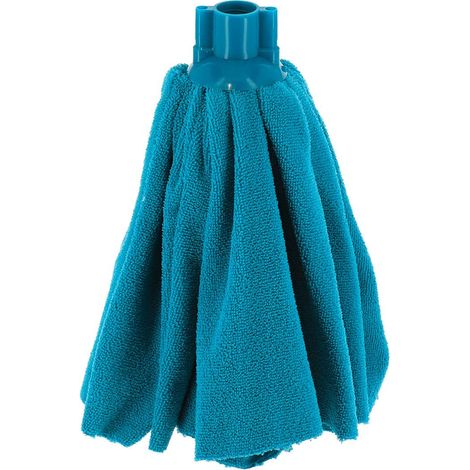 Scopa rotonda ad anello in microfibra - blu anatra - Tendance (1/3)