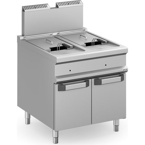 Friteuse à gaz - 2 cuves - 18+18L - 36 kW - MAGISTRA PLUS 900 - Arilex