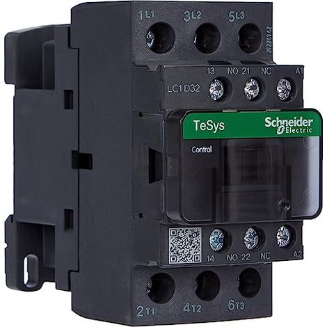 Contacteur de puissance 32 A triphasé 24 V CA 50 Hz 1 NO 1 NF LC1D32B5