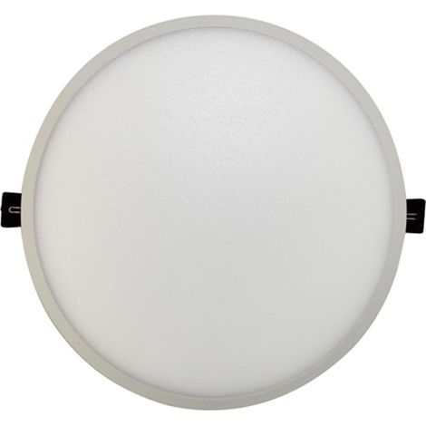 Downlight LED SMD 4014 redondo "Kaju" (8W 4000K 680lm) IP20 Ø10cm fabricado en aluminio y acrílico color blanco (1/3)
