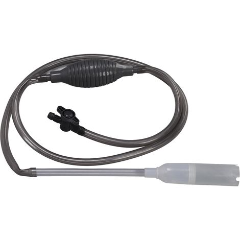 Siphon multifonction pour aquarium avec vanne de contrôle de débit et clip de fixation. (1/5)