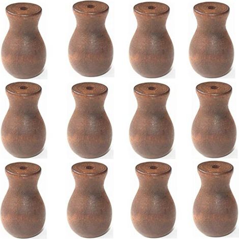 Ensemble de 12 pièces comprenant une horloge en bois marron, un store vénitien, une suspension en bois, un cordon et des accessoires pour suspension.