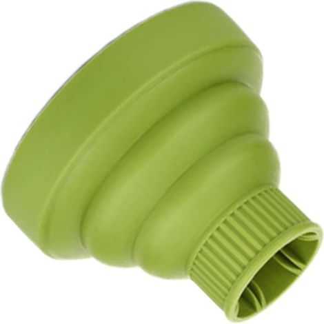 Sèche-cheveux en silicone, diffuseur portable pliable universel pour sécher les cheveux - Vert (1/5)