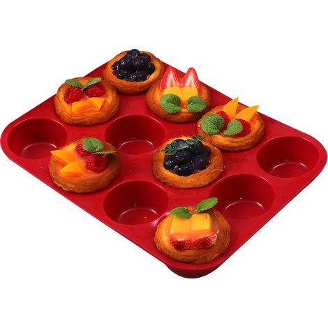 Moule à muffins en silicone - 12 cavités (1/5)