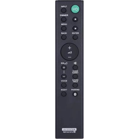 Télécommande RMT-AH101U pour barre de son Sony HT-CT380, HT-CT780, SA-CT380, SA-WCT780, HTCT380, HTCT780, SA- (1/2)