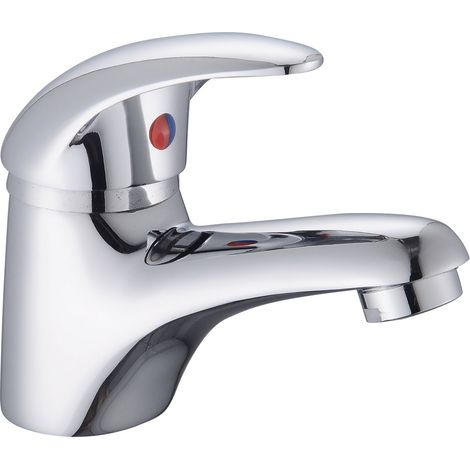Balterley Pipehill Single Lever Mono Basin Mixer Tap with Push Button Waste - Chrome