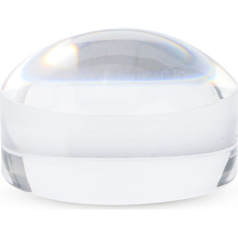 Loupe optique 8X portable en acrylique avec dôme pour la lecture de papier, design mains libres (1/5)