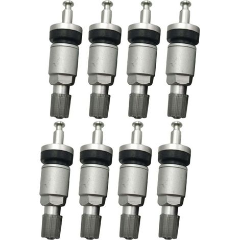 8 PièCes SéRies TPMS Vannes de Pneu pour Alliage Tubeless Valve SystèMe Surveillance la Pression des Pneus Capteur Tige Kit RéParation (1/4)