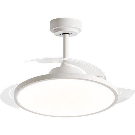 Ventilatore Da Soffitto Con Luce Led Pale Scomparsa 60W Lampadario Sospensione (1/5)