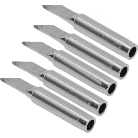 Lot de 5 pointes de fer à souder BGA pour station d'outils, têtes de soudage électriques à chauffage interne en cuivre 900M-T-1,5K (1/5)
