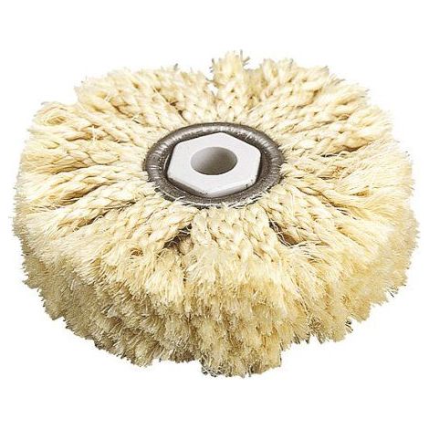 Brosse Sisal pour perceuses Wolfcraft. Trou ø 10 mm. 2098000 (1/3)
