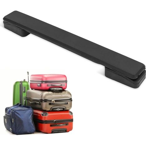 3 Pièces Poignée de Bagage, Poignées de Rechange pour Valise Poignées de Traction Poignée de Bagage Traction en Plastique Boîte de Valise, Poignées de Coffre, 20 cm/7,87 pouces (1/5)