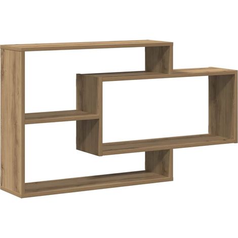 Wall Shelf Artisan Oak 104x20x58.5 cm Engineered Wood vidaXL