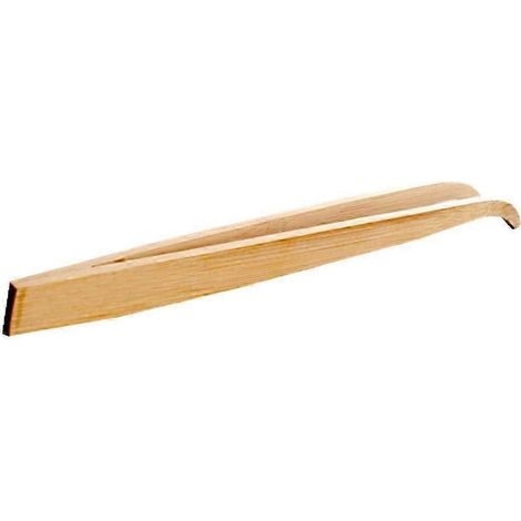 Pince à épiler droite en acier inoxydable pour reptiles, insectes et animaux de compagnie-Bamboo 16.5cm
