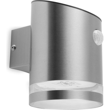 Applique Murale Solaire Extérieure Détecteur de Mouvement - Lumière Blanc Chaud - LED 75 lm - Étanche - Sans Fil - Éclairage extérieur solaire pour Entrée Terrasse Façade Chemin - 10.045.82 (1/5)