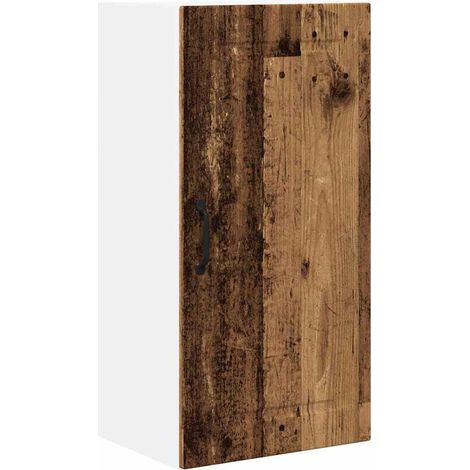 Meuble mural de cuisine,Armoire de cuisine avec porte Bois Ancien 40 x 31 x 80 cm CFW17015 (1/5)