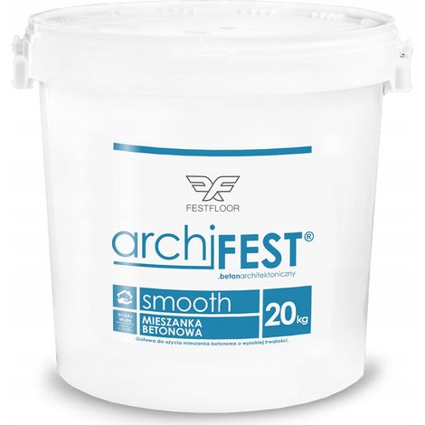 archiFEST glatt 20 kg - Architekturbeton, Festfloor Weiß Creme