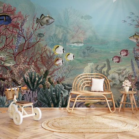 Papier peint reef multicolore papier peint (1/5)