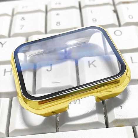 Protection d'écran rigide pour RealmeWatch 2, compatible avec les coques, film trempé à couverture intégrale + protection d'écran. (1/4)