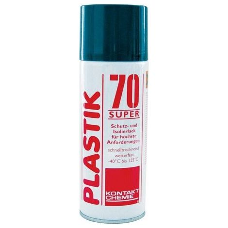 Vernis protecteur incolore pour circuits imprimés PLASTIK 70, aérosol de 400 ml (1/4)