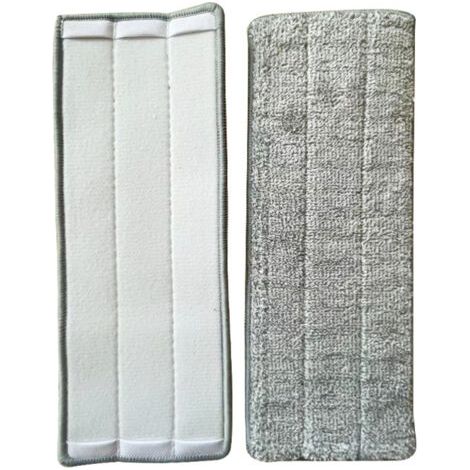 BUNTHAUS 10 Stück Bodenwischer, Ersatz-Reinigungsbezug, Haushalts-Moppkopf für flache Besen-Reinigungstücher, 33 x 12 mm (1/5)