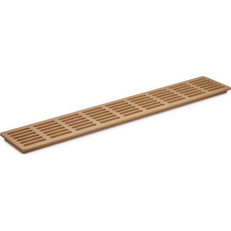 Lüftungsgitter aus Massivholz 550 x 100 mm Buche natur (1/5)