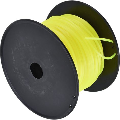 Fil de coupe-bordures de 3 mm, fil quadruple pour tondeuse à gazon Husqvarna, jaune, 70 m / 229,7 pi (1/5)