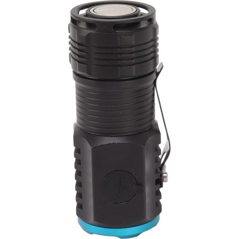 Mini lampe torche puissante à flux lumineux élevé (2000 lm), rechargeable par USB-C, LED, 6 modes d'éclairage, étanche IPX4, dos aimanté. (1/5)