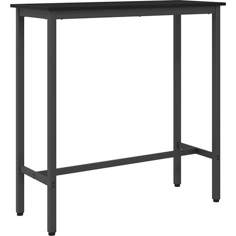 Mesa Roble Negro 100 x 40 x 100,5 cm vidaXL