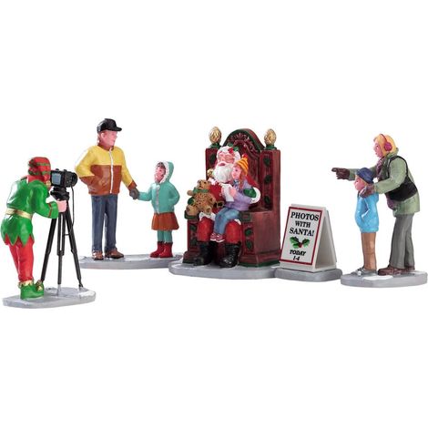Photos With Santa, Set Of 5 - LEMAX COD. 22032 (1/2)