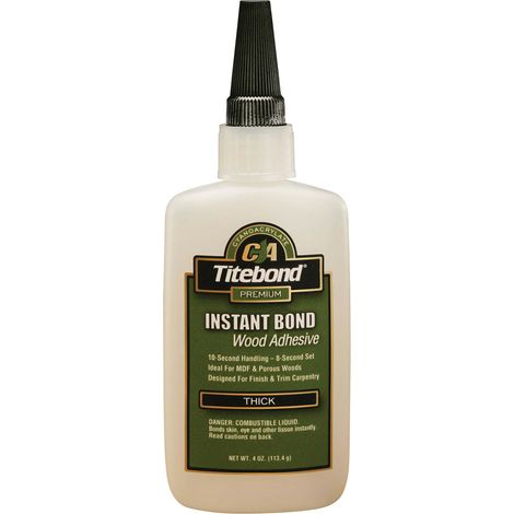 Colle instantanée universelle Titebond Instant Bond Thick 118 ml visqueux