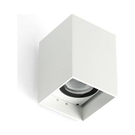 KOV 1L Lampada da parete piazza bianca 3000K 34ø (1/4)