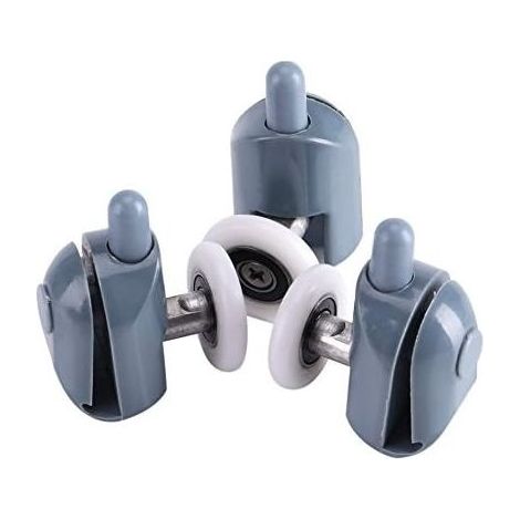 8 Pack Shower Door Rollers - For Shower Door - 25mm - Easy to Install (1/5)