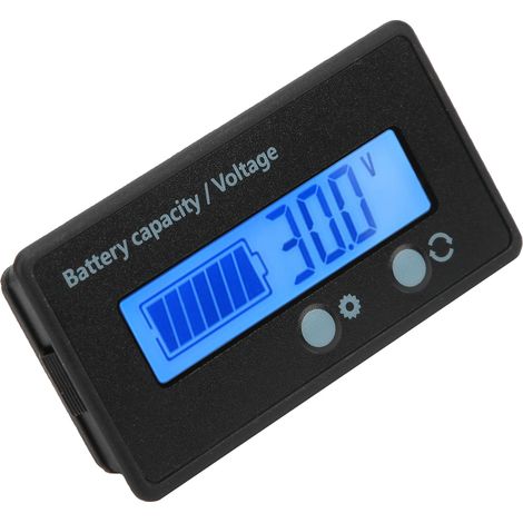 DC10–100V LCD-Bildschirm, Batteriestandsanzeige, Voltmeter, Spannungsprüfer, blaue Hintergrundbeleuchtung (1/5)