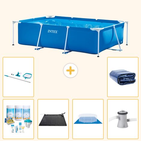 Intex Piscine Tubulaire Rectangulaire - 260x160x65 cm - 7-pièces S20031 (1/5)