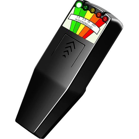 Détecteur d'Émissions Électromagnétiques (EMF) Moniteur Portable Haute Sensibilité pour Rayonnements Radiofréquences (RF) et Champs Magnétiques Basse Fréquence, Affichage Numérique
