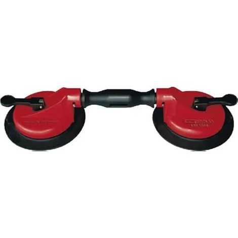 KS Tools Ventosa Doble Elevación 80 kg Roja