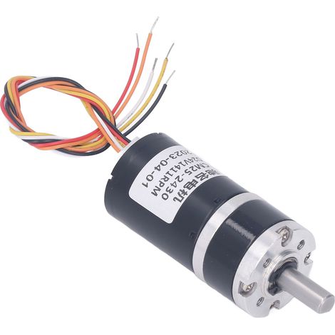 Moteur réducteur électrique sans balais CC 24V 1411 tr/min, boîtier en aluminium à couple élevé (1/5)