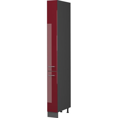 Armadio da farmacia Fame-Line, Bordeaux lucido/Antracite, 20 cm, Vicco (1/5)